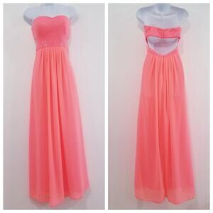 a.drea Sequins Cutout Long Dress